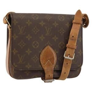 LOUIS VUITTON Monogram Cartouchiere MM Shoulder Bag M51253 LV Auth 159527